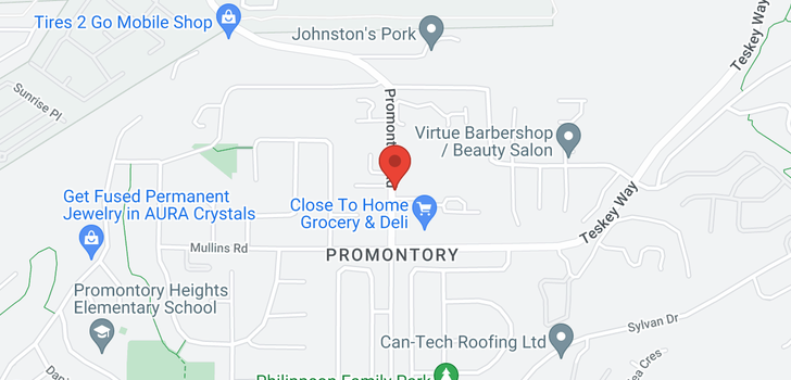 map of 29 5648 PROMONTORY ROAD